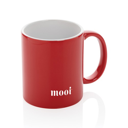 red Taza básica de cerámica 350ml