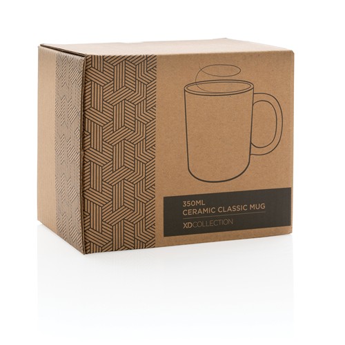 red Taza básica de cerámica 350ml