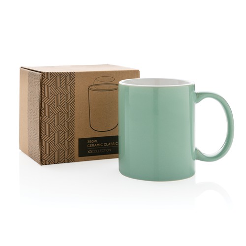 green Taza básica de cerámica 350ml