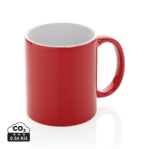 red Taza básica de cerámica 350ml