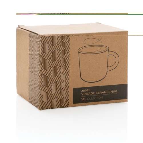 Taza de cerámica vintage 280ml