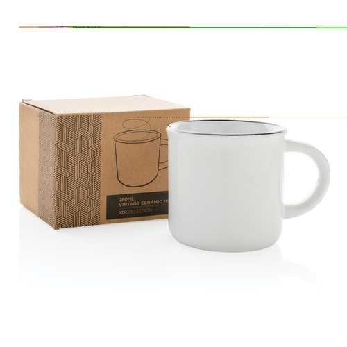 Taza de cerámica vintage 280ml