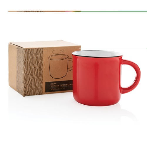 Taza de cerámica vintage 280ml
