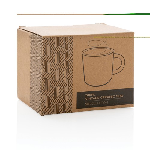 Taza de cerámica vintage 280ml