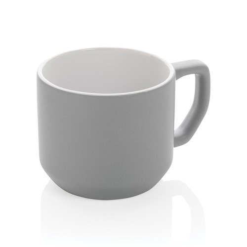gray Taza de cerámica moderna 350ml