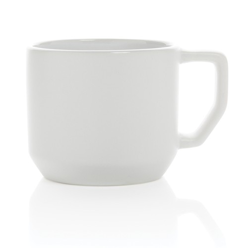 white Taza de cerámica moderna 350ml