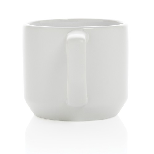 white Taza de cerámica moderna 350ml