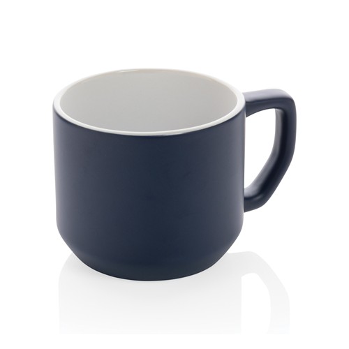 azul marino Taza de cerámica moderna 350ml