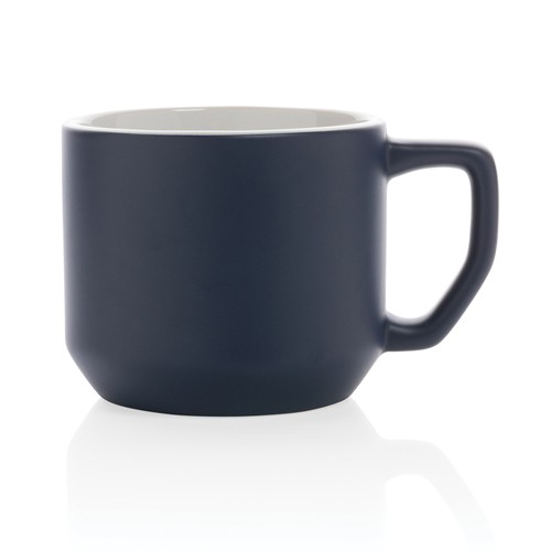 azul marino Taza de cerámica moderna 350ml