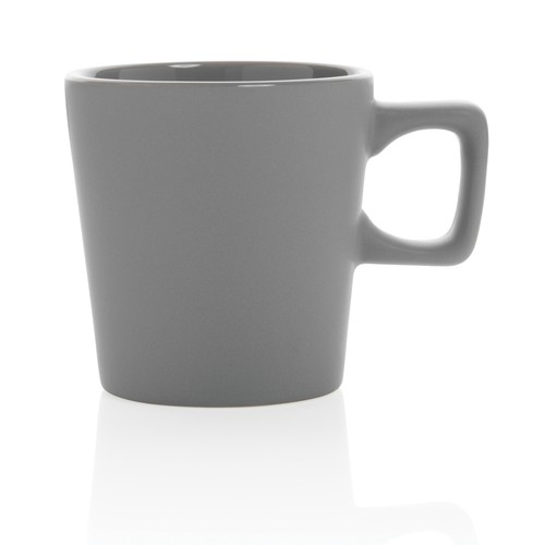 gray Taza moderna de café de cerámica 300ml