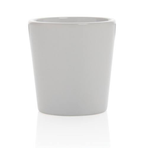 white Taza moderna de café de cerámica 300ml