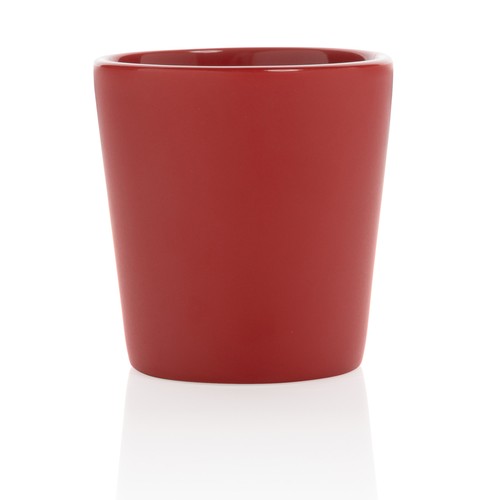 red Taza moderna de café de cerámica 300ml