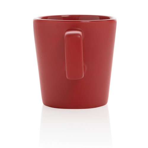 red Taza moderna de café de cerámica 300ml