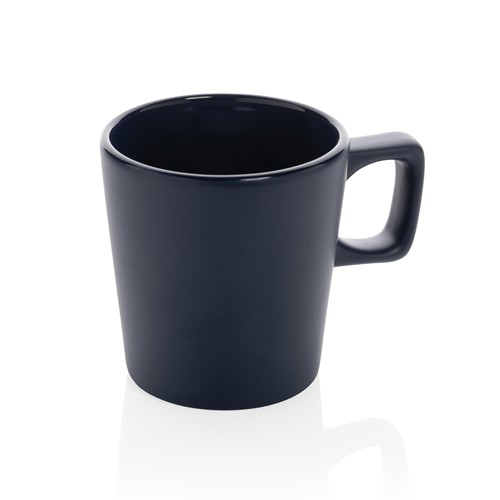 azul marino Taza moderna de café de cerámica 300ml