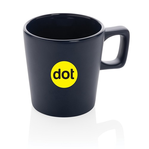 azul marino Taza moderna de café de cerámica 300ml