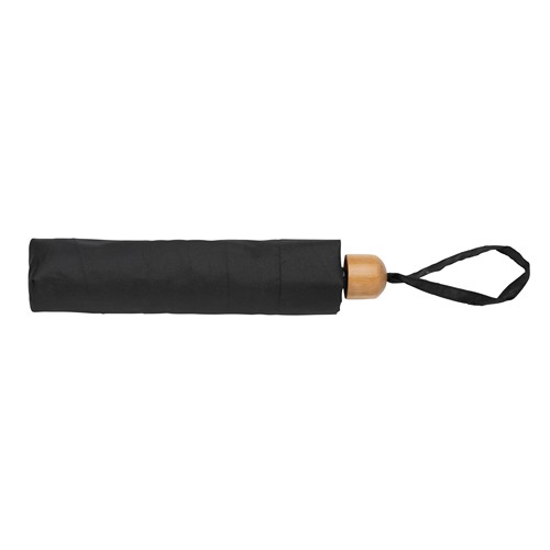 Mini parapluie 20.5" rPET 190T poignée bambou Impact AWARE thumbnail 4