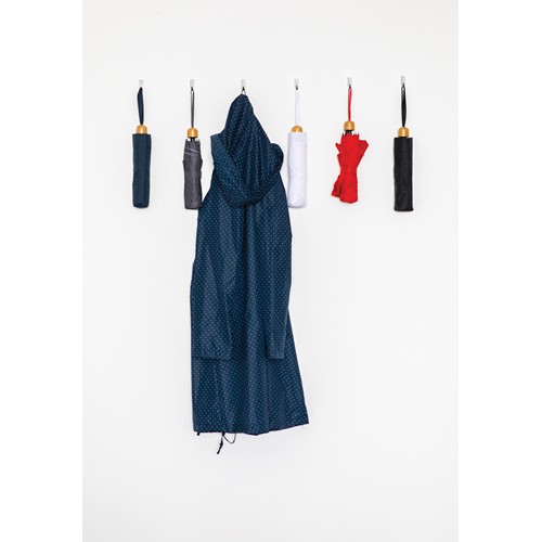 Mini parapluie 20.5" rPET 190T poignée bambou Impact AWARE thumbnail 7