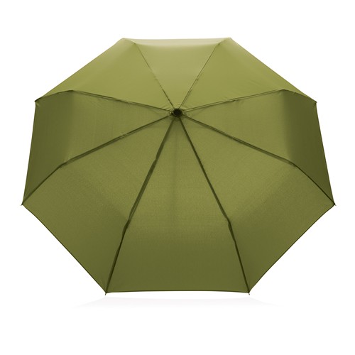 Mini parapluie 20.5" rPET 190T poignée bambou Impact AWARE - 3
