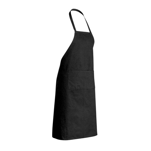 black Delantal de algodón reciclado 180gr Impact AWARE™