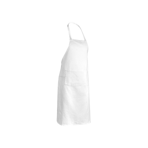 white Delantal de algodón reciclado 180gr Impact AWARE™