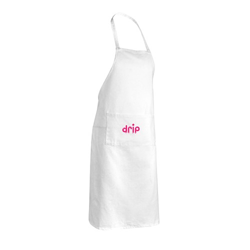 white Delantal de algodón reciclado 180gr Impact AWARE™