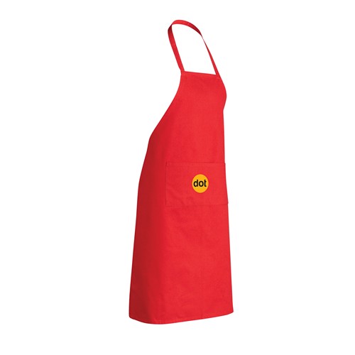red Delantal de algodón reciclado 180gr Impact AWARE™