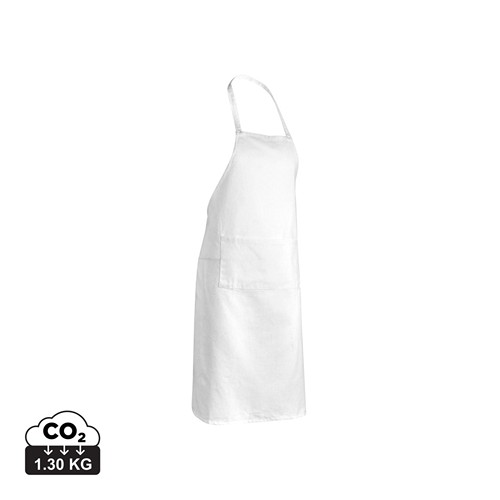 white Delantal de algodón reciclado 180gr Impact AWARE™