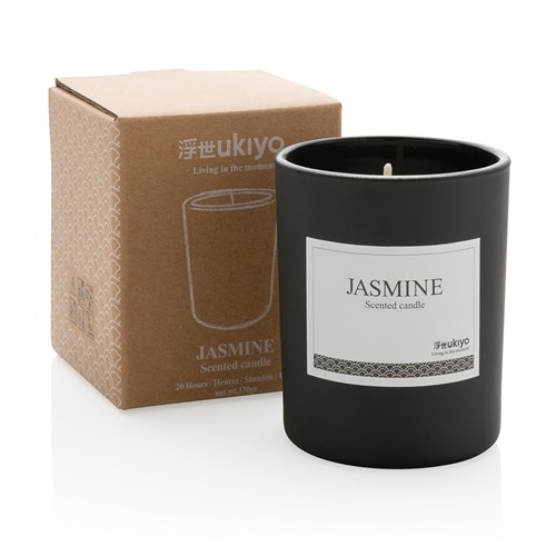black Vela Ukiyo perfumada pequeña en vaso