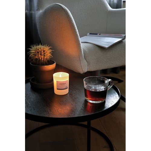 white Vela Ukiyo perfumada pequeña en vaso