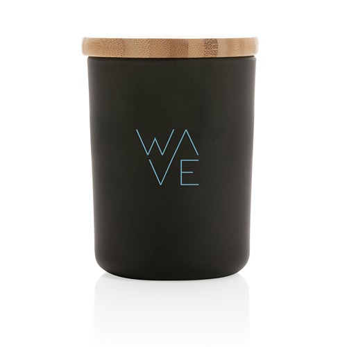 Vela perfumada Ukiyo deluxe con tapa de bambú