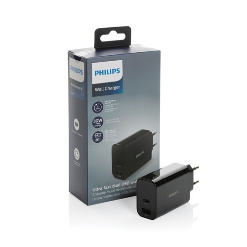 Chargeur Mural Philips, USB 30W Ultra Rapide thumbnail 8