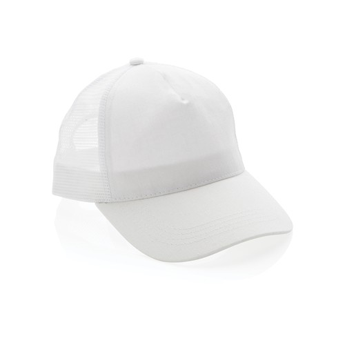 white Gorra 5 paneles de algodón cepillado 190 gr Impact AWARE ™