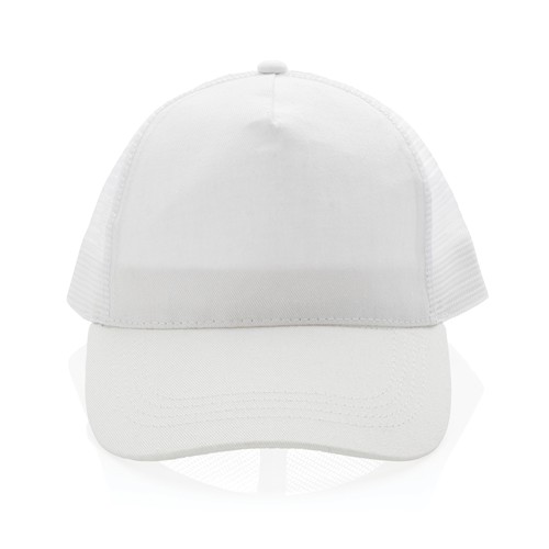 white Gorra 5 paneles de algodón cepillado 190 gr Impact AWARE ™