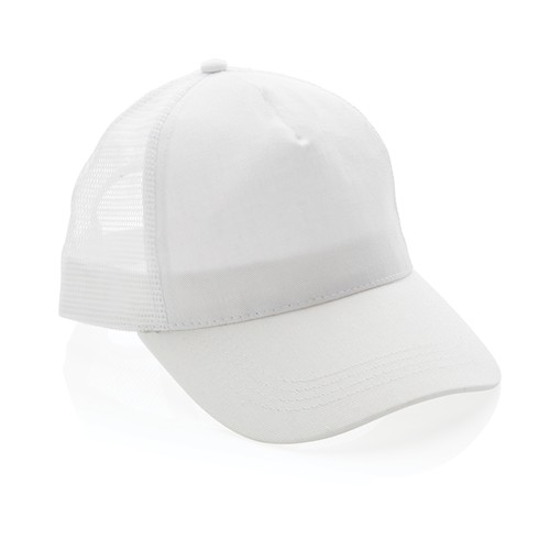 white Gorra 5 paneles de algodón cepillado 190 gr Impact AWARE ™