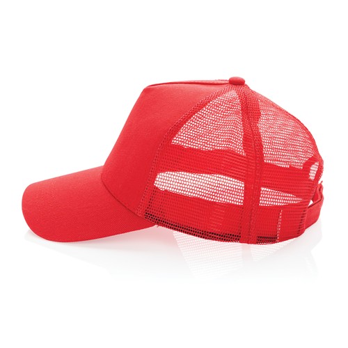 red Gorra 5 paneles de algodón cepillado 190 gr Impact AWARE ™