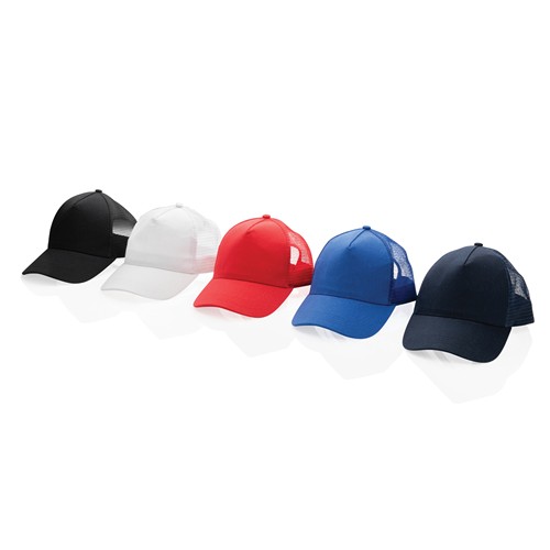 red Gorra 5 paneles de algodón cepillado 190 gr Impact AWARE ™