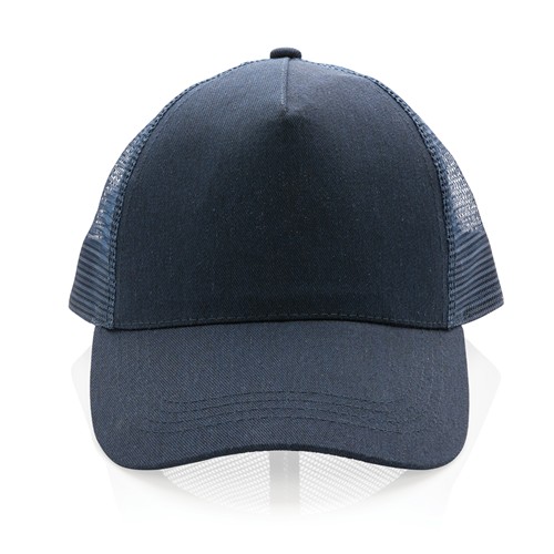 azul marino Gorra 5 paneles de algodón cepillado 190 gr Impact AWARE ™