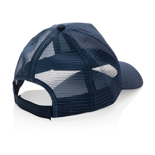 azul marino Gorra 5 paneles de algodón cepillado 190 gr Impact AWARE ™