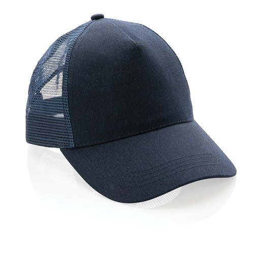 azul marino Gorra 5 paneles de algodón cepillado 190 gr Impact AWARE ™