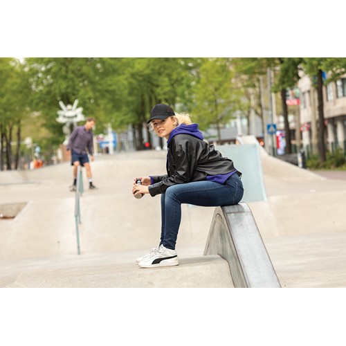 black Gorra 5 paneles de algodón cepillado 190 gr Impact AWARE ™