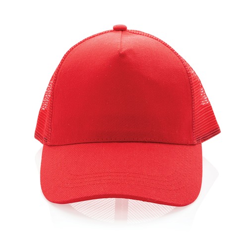 red Gorra 5 paneles de algodón cepillado 190 gr Impact AWARE ™