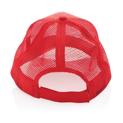 red Gorra 5 paneles de algodón cepillado 190 gr Impact AWARE ™