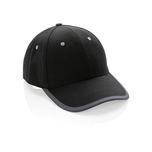 Casquette contraste 6 panneaux coton recyclé Impact AWARE™ - 2