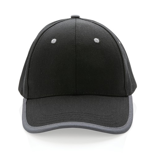 Casquette contraste 6 panneaux coton recyclé Impact AWARE™ - 3