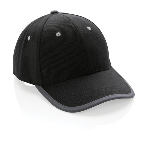 Casquette contraste 6 panneaux coton recyclé Impact AWARE™ - 8