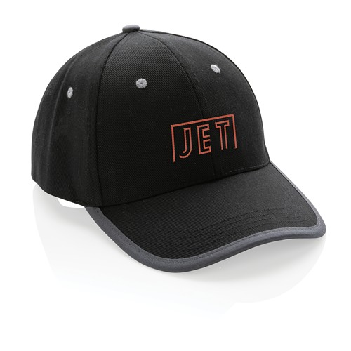 Casquette contraste 6 panneaux coton recyclé Impact AWARE™ - 9