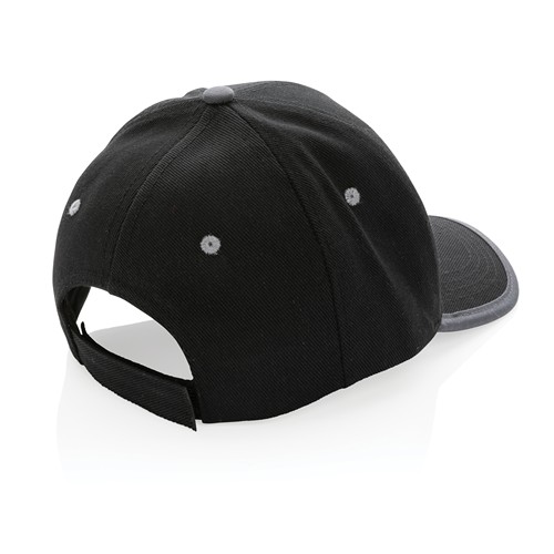 Casquette contraste 6 panneaux coton recyclé Impact AWARE™ - 6