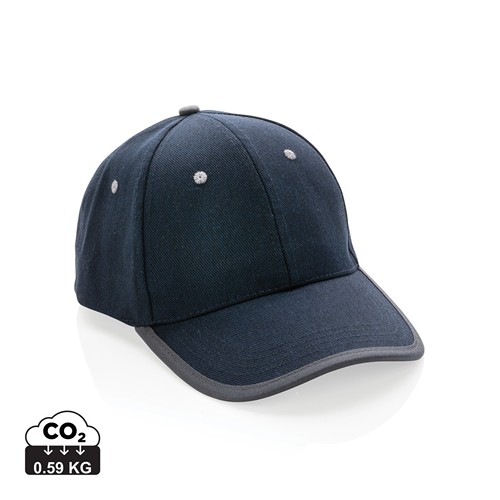 GORRA DE 6 PANELES DE ALGODÓN CEPILLADO 280GR IMPACT AWARE ™