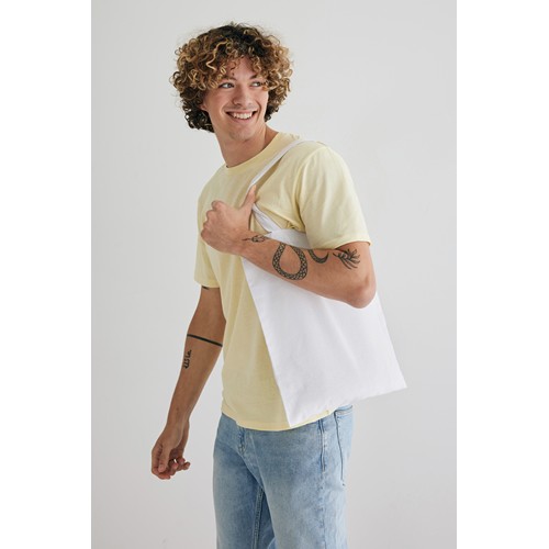 white Tote de algodón reciclado 145gr Impact AWARE ™