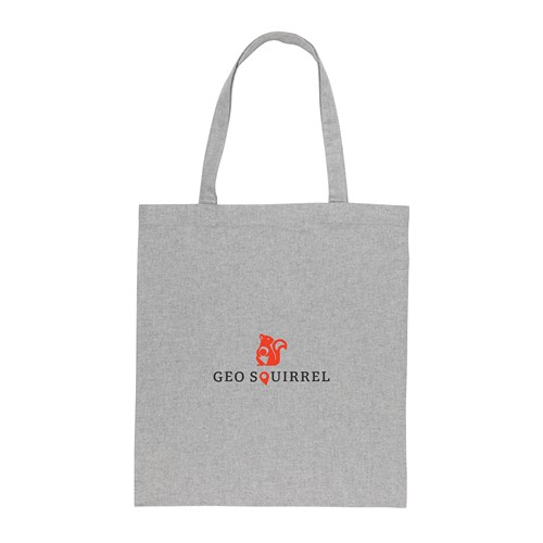 gray Tote de algodón reciclado 145gr Impact AWARE ™